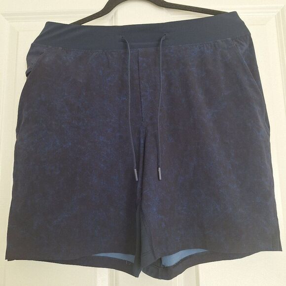 lululemon blue sport shorts size‎ M - Picture 1 of 3